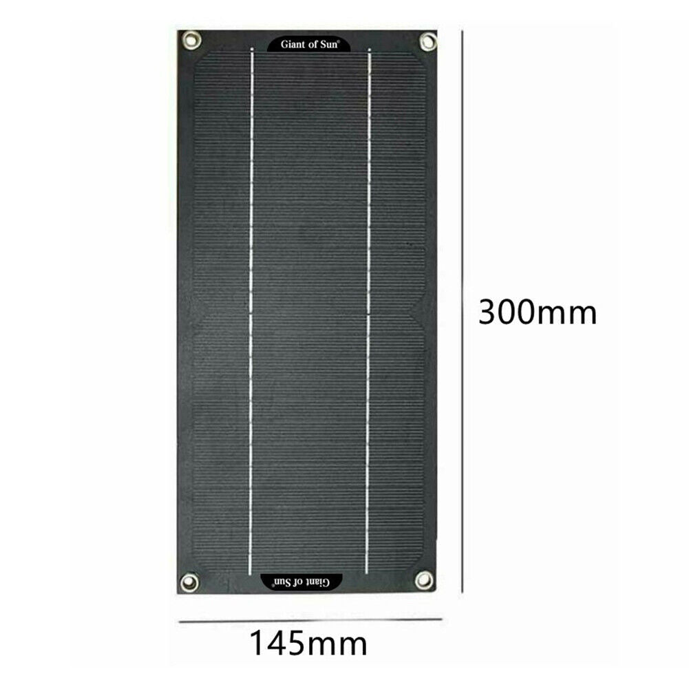 30W Solar Panel Kit 18V Battery 100A Charger Controller for Car RV Outdoor