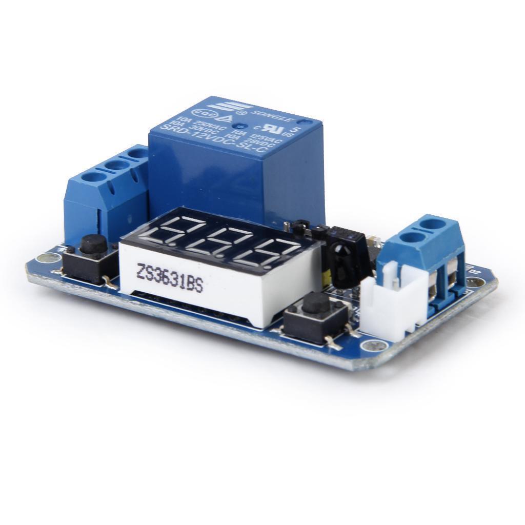 Multifunctional Programmable Timer Relay Control Module with Remote Control