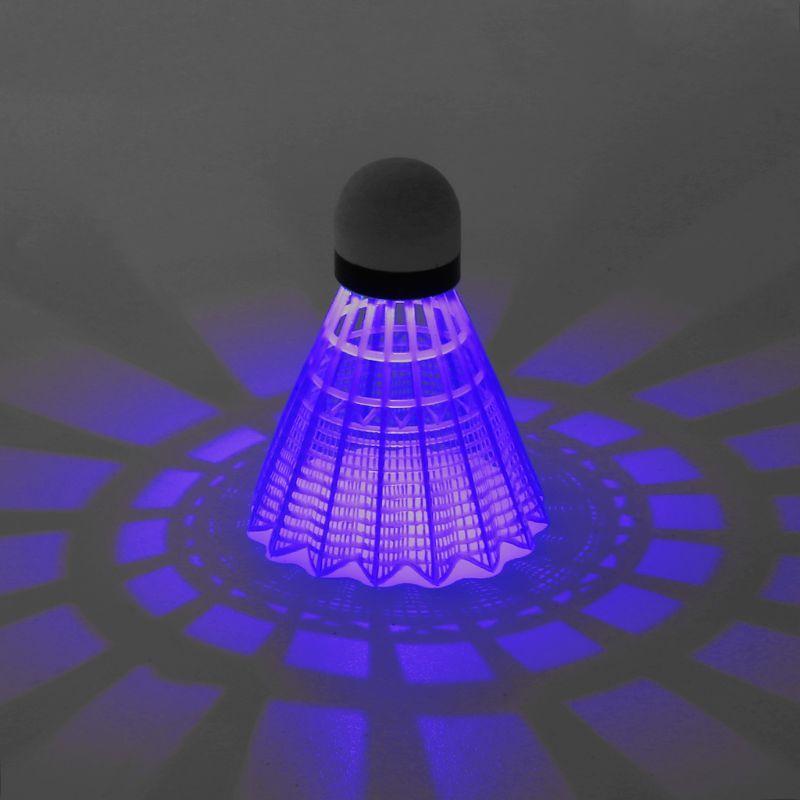 4Pcs LED Badminton Durable Shuttlecocks Indoor Outdoor Gym Sports Accessories