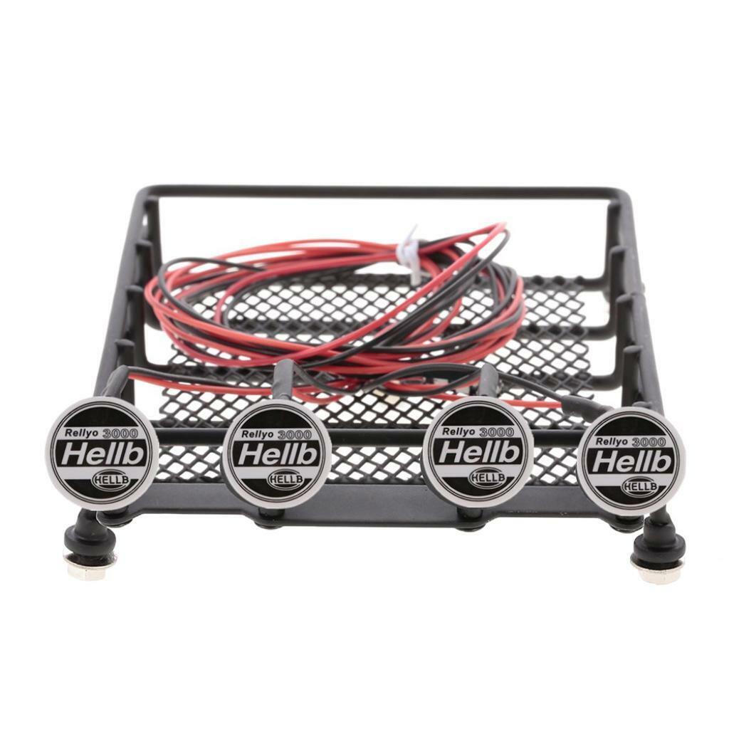 155*110*40mm  Roof Rack w/ Round  & Lampshade /10 RC Car