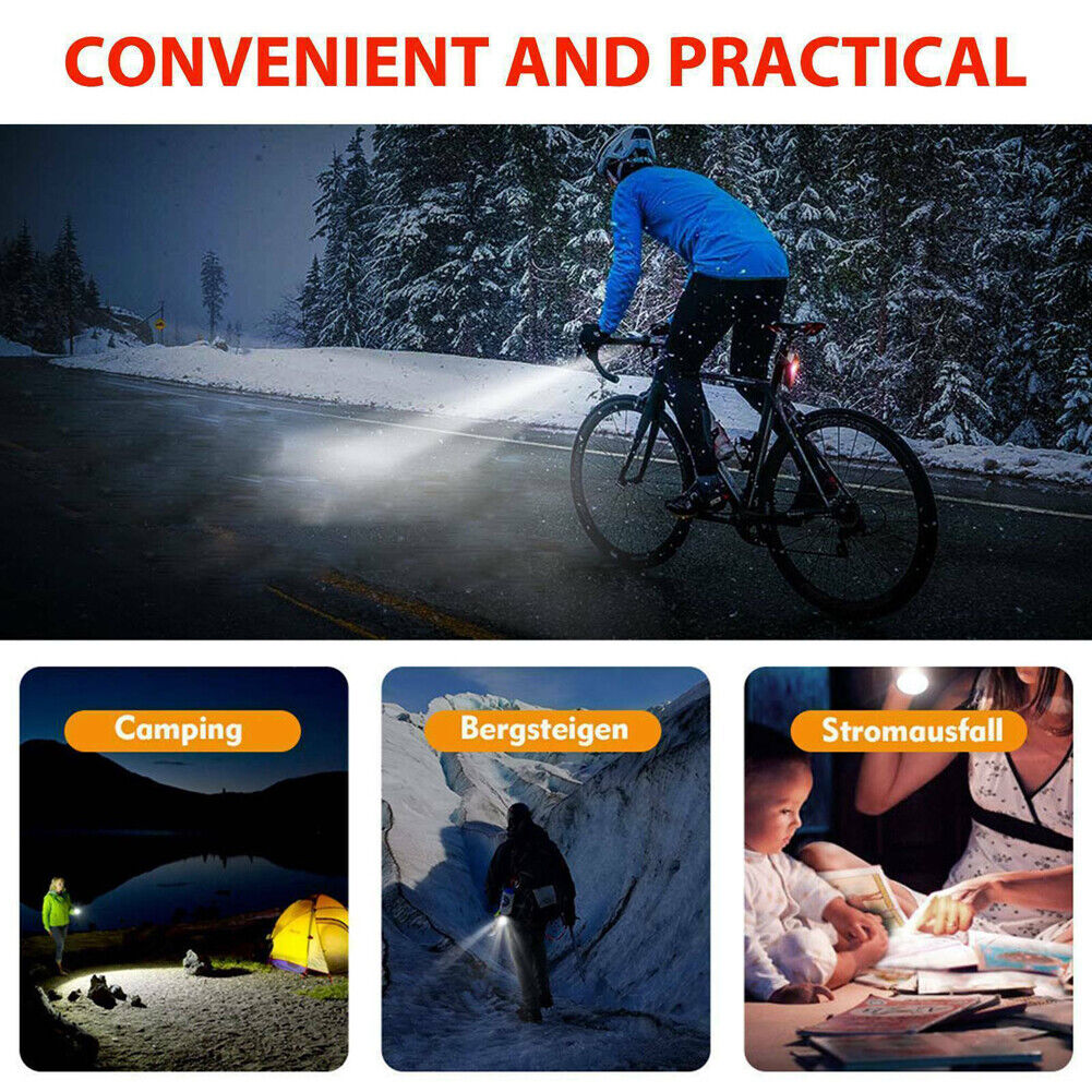 Mini Portable LED Flashlight Outdoor Camp Hiking Emergency Pen Torch Lamp