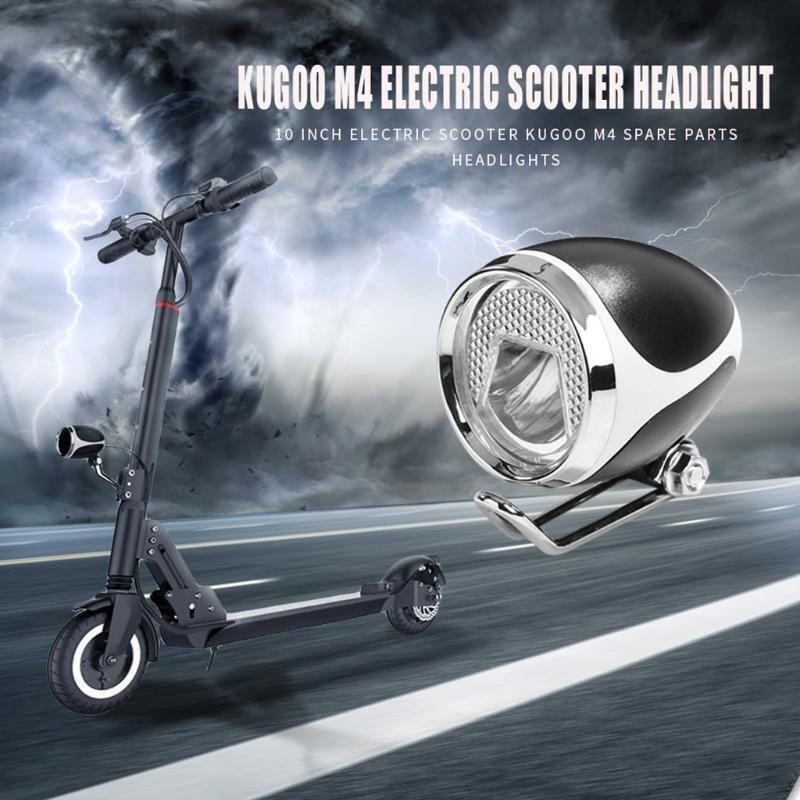Electric Headlight E-scooter Front Light for Kugoo M4 Kick Scooter Bike Lamp 10"