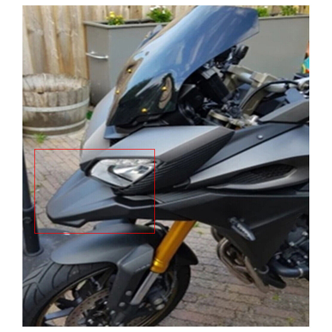 Fit for Yamaha MT-09 Tracer FJ09 15-19 Tracer 900/GT Front Fender Beak Extension