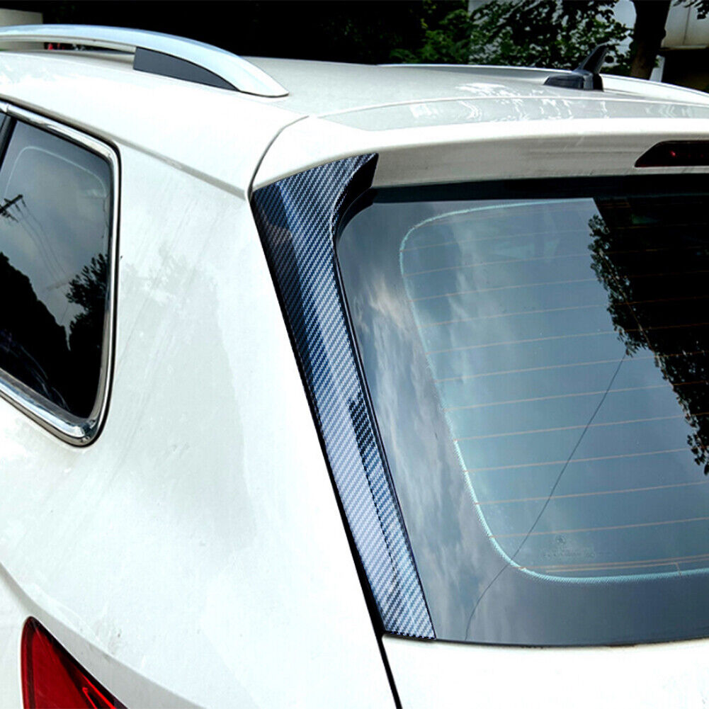 2pcs Rear Window Side Spoilers for Skoda Kodiaq 16-20 (Carbon Fibre Line)