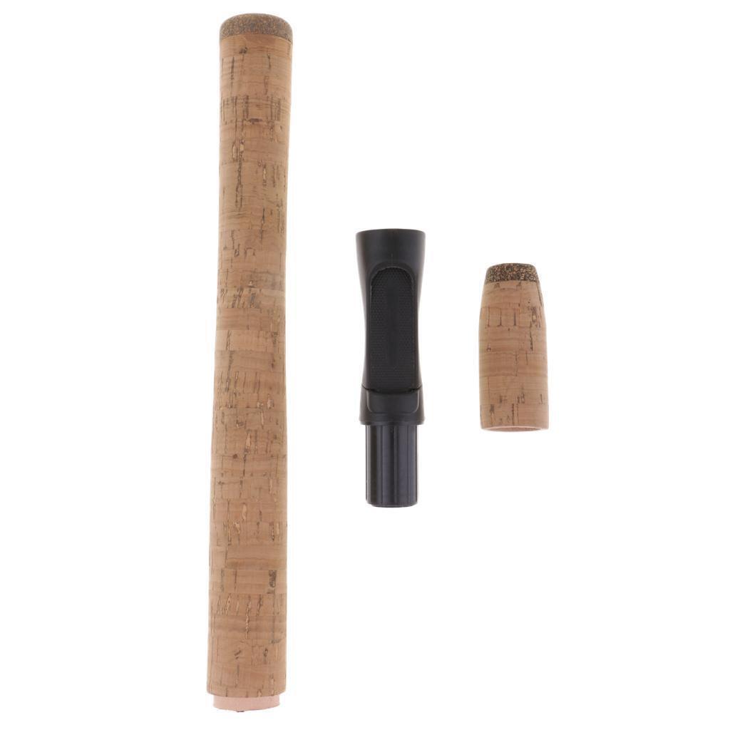 2 Set Fishing Rod Building  Composite Cork Handle Grip and Reel Seat