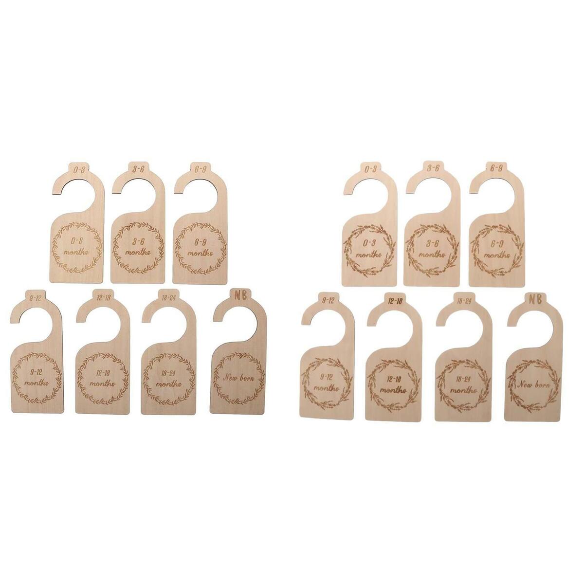14x Baby Closet Divider Hanging  Clothes Nursery Closet Organizers