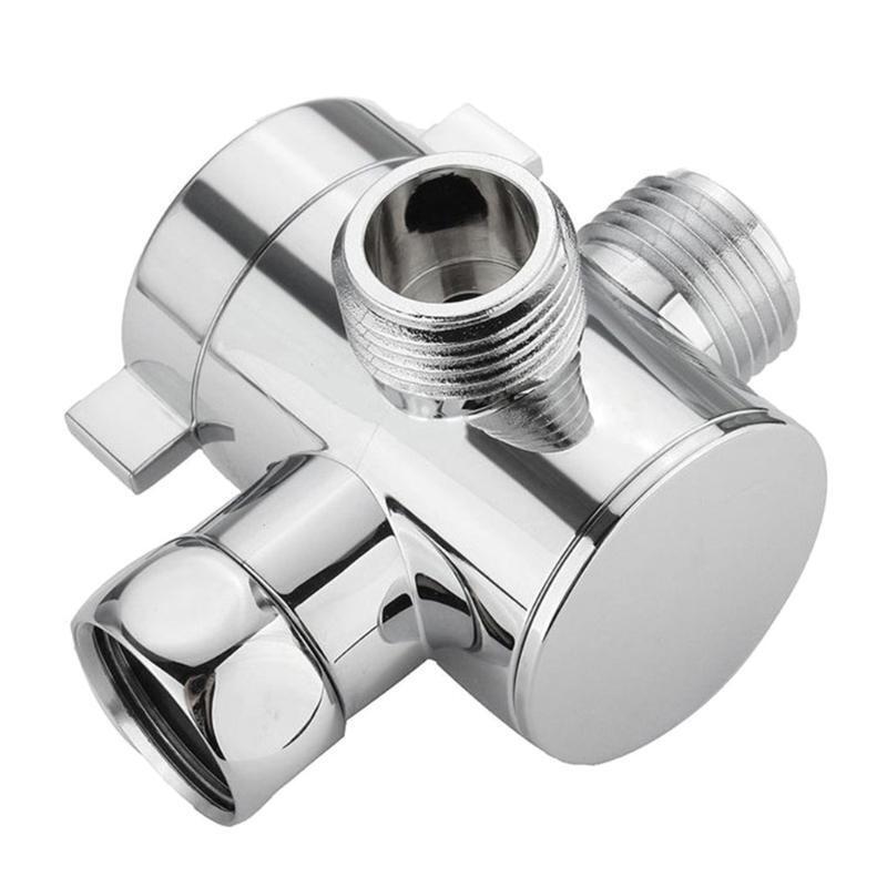 Durable 3-Way Shower Adapter, Plastic Shower Arm Diverter Adapter for Bathroom