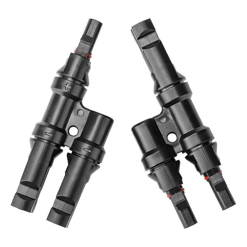 Electrical Y Solar Connectors MMF+ FFM for Cable Parallel Connection Solar Panel