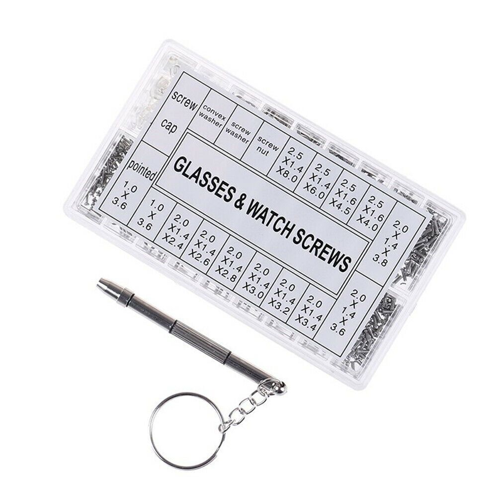 Nut Screwdriver Assorted Kit Glasses Repair Screw Assorted Kit Repair Tool Kit