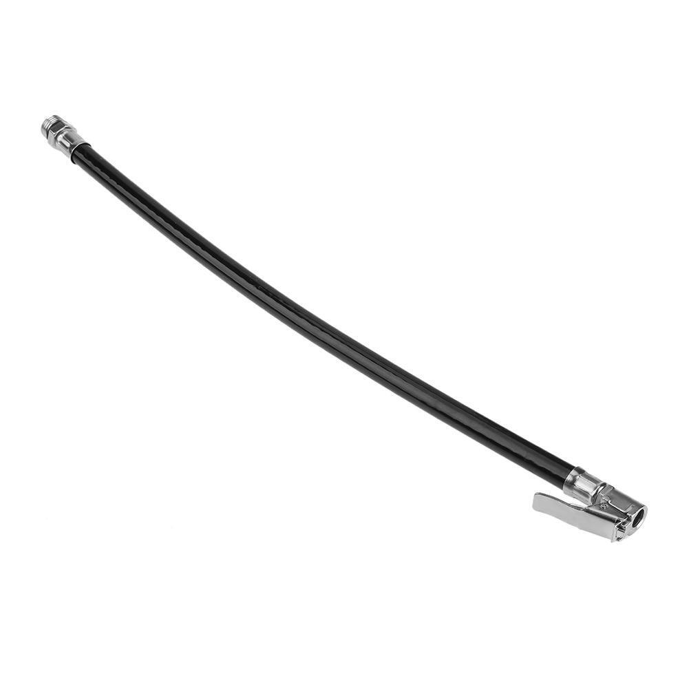 Flexible Clip-on Tyre Tire Chuck Inflator Rubber Hose for Car Truck Camper