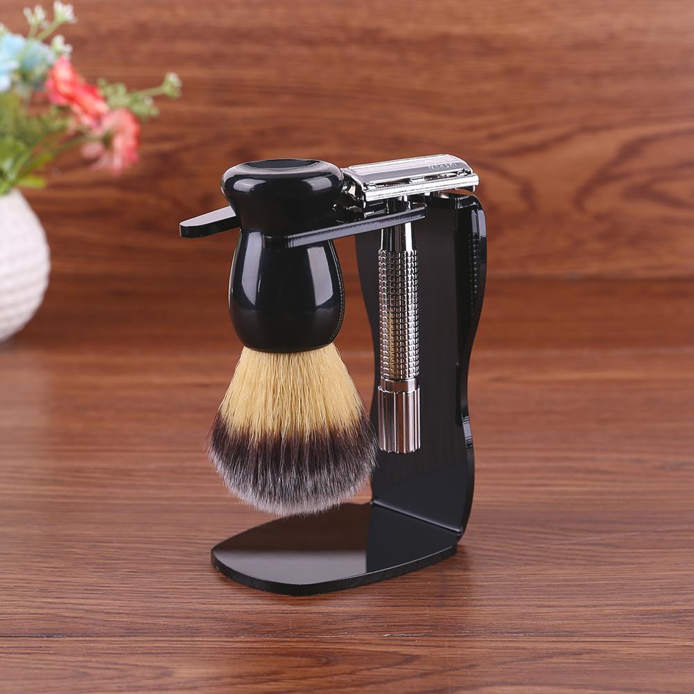 3 in 1 Shaving Soap Bowl+Shaving Brush+Shaving Stand Bristle Hair Shaver