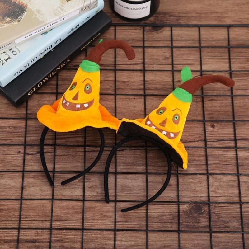 Plush Kids Hair Hoop Classic Pumpkin Headband Lovely Cartoon Party Prop