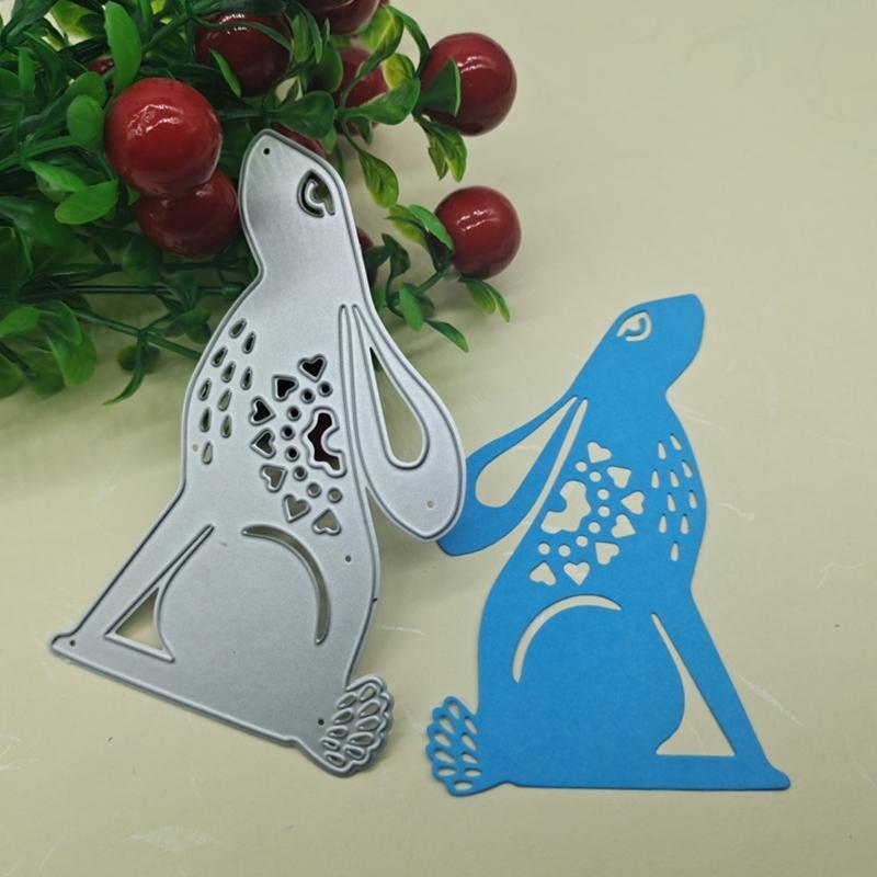 Easter Heart Bunny Metal Cutting Dies Stencil DIY Scrapbooking Album Paper Card