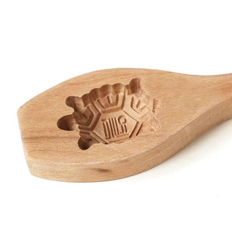 Wooden Mooncake Biscuit Cake Pumpkin Pie Mold DIY Baking Pastry Fondant Decor