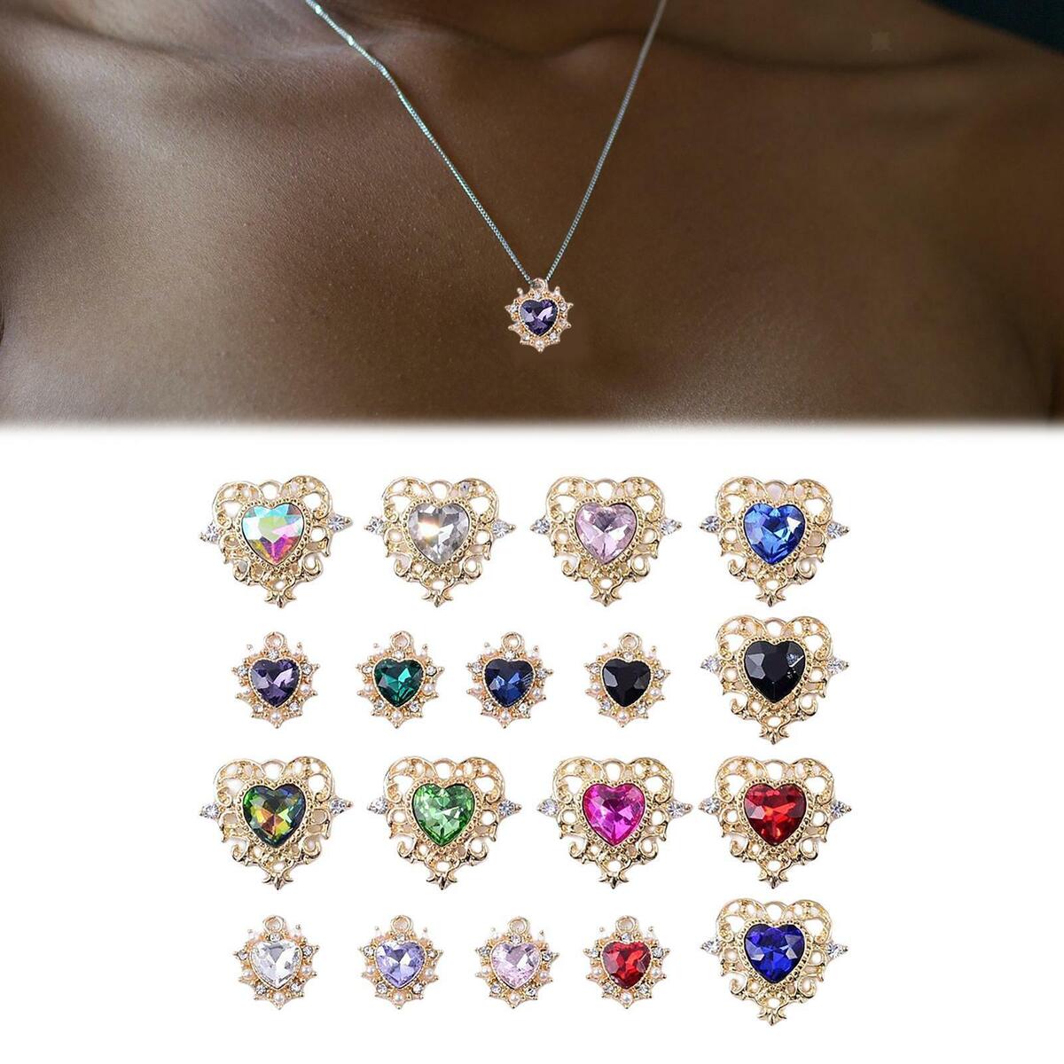 18 Pieces  Charms Pendants Mixed Craft DIY for Keychain Jewelry Making