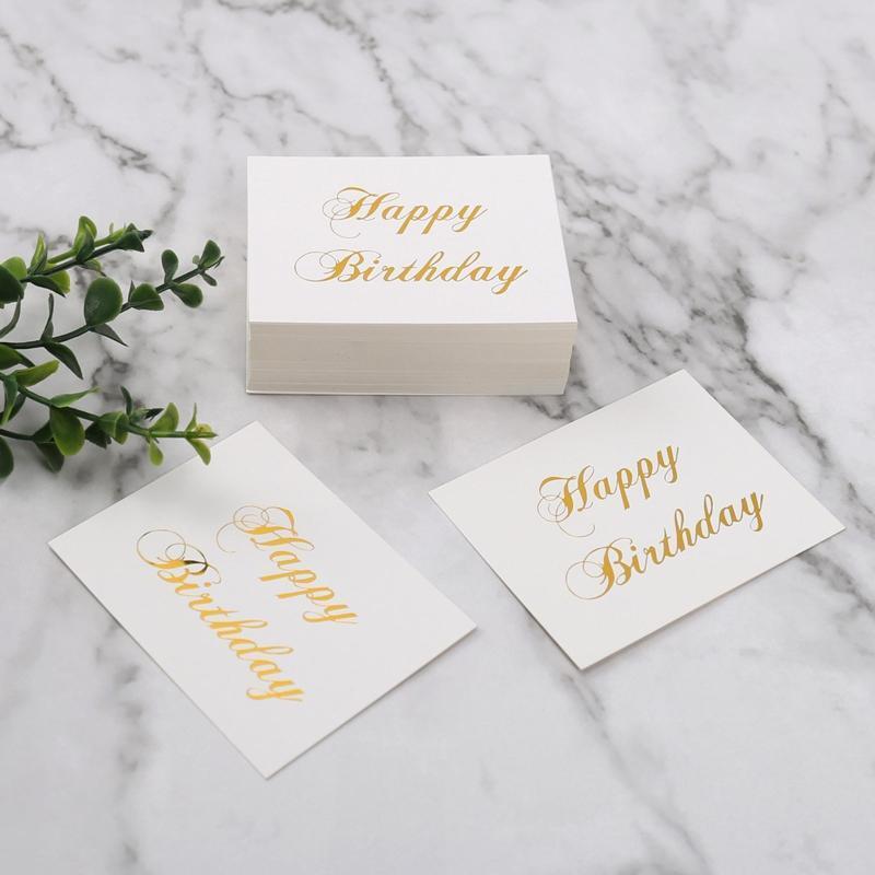 Unique Happy Birthday Cards for Birthday Gift Party Favors Cake Boutique 100Pack