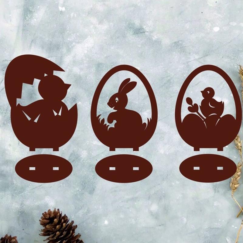 Bunny Duck Egg Metal Cutting Dies Stencil Scrapbook Album Paper Card Template