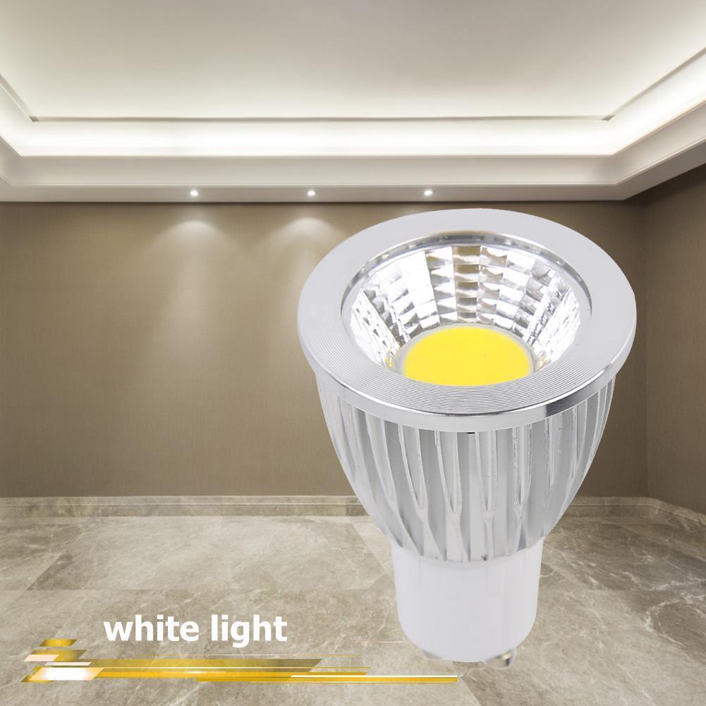 GU10 Light Bulb 85-265V COB led Spotlight 12W Lamp Decoration (Cool White)