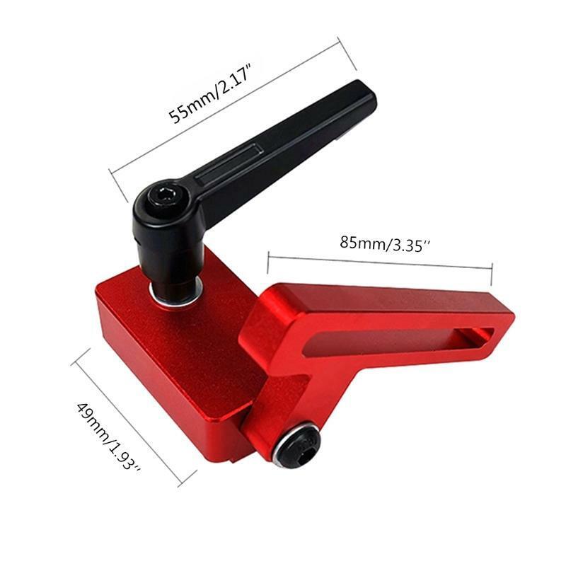 T-slot Chuter Woodworking Accessories Aluminum Alloy T-Slot Limiter Accurate