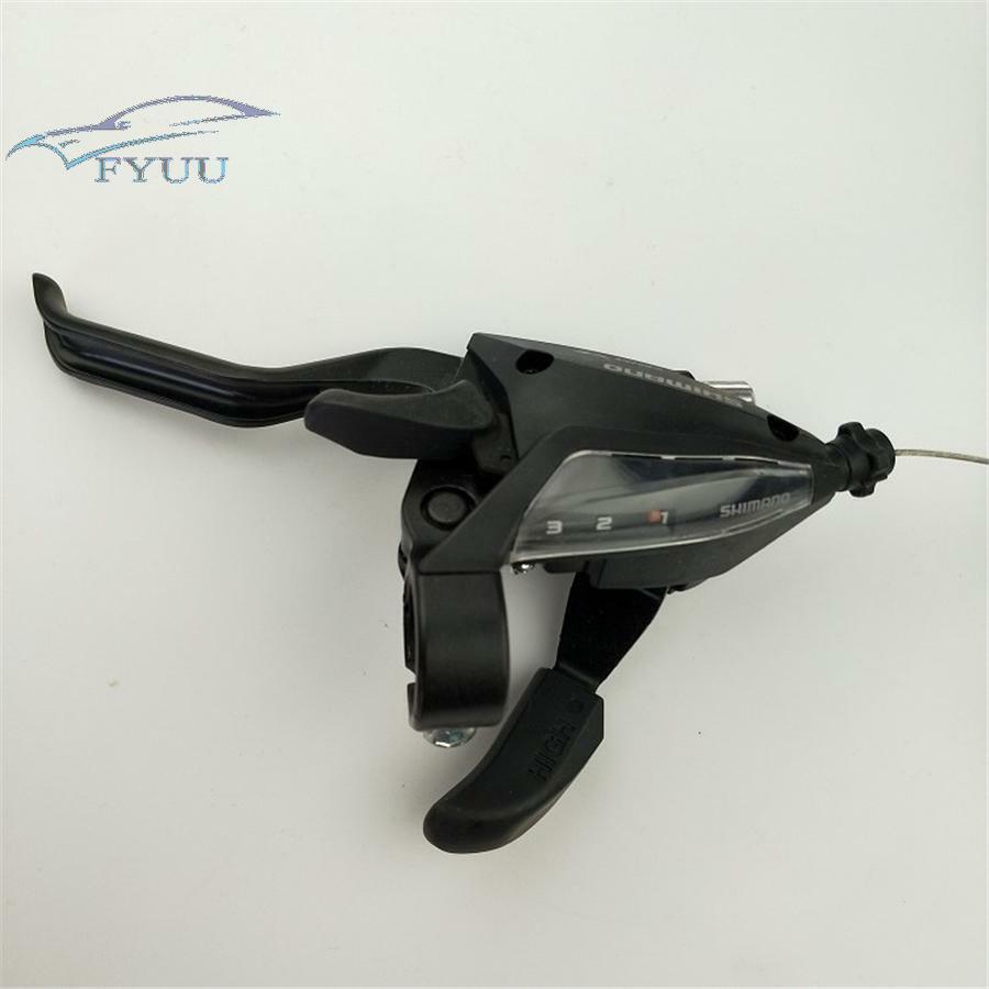 1 Pairs Shimano Black ST-EF500 Bike Brake Levers Set Shifter Shift 21 Speed MTB
