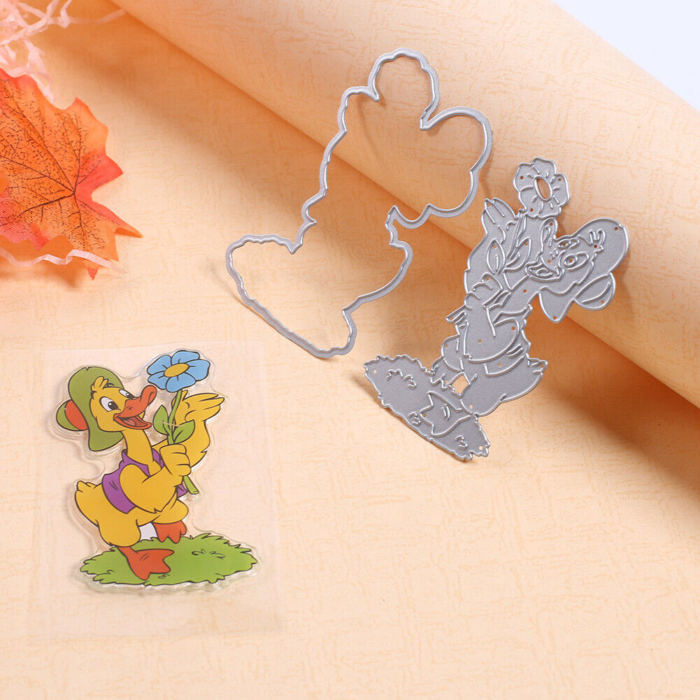 Duck Embossing Cutting Dies Stencils Seal Scrapbooking Album DIY Decor Gift