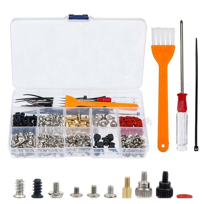 330pcs PC Chassis Screw Kit Hard Disk DIY Motherboard Computer Case Fan Screws