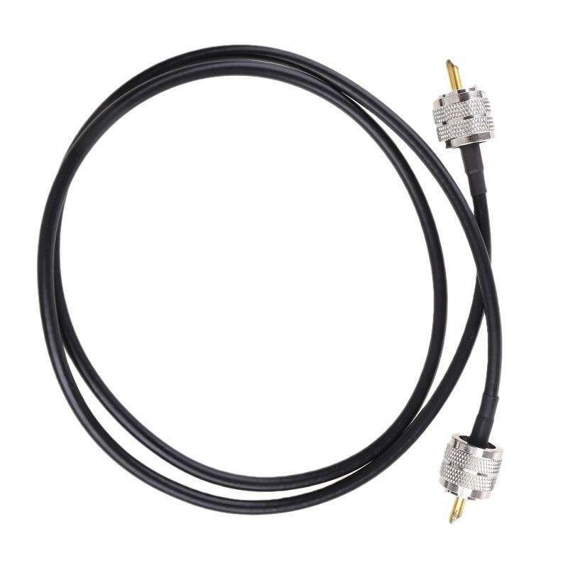CB Radio Cable PL259 Jumper 3FT(1m) RF Adapter PL-259 UHF Male to Male Connector