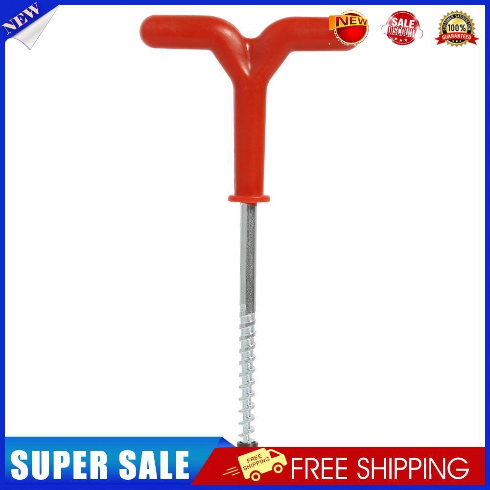 Outdoor Screw Fixed Nail Ice Auger Spiral Drill Rod Holder Fishing Tackle