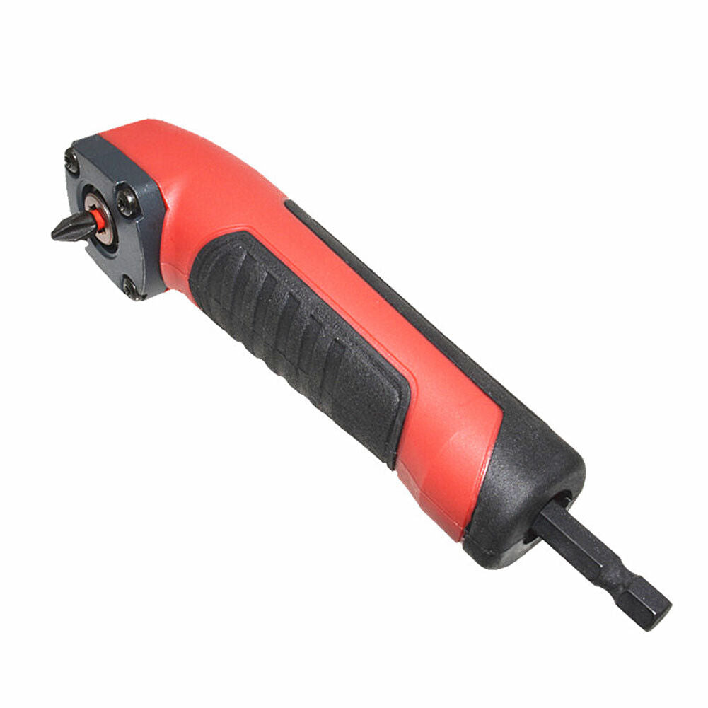 Right Angle Extension Shank Screwdriver 1/4 inch Hex Drill Bit Holder Kits