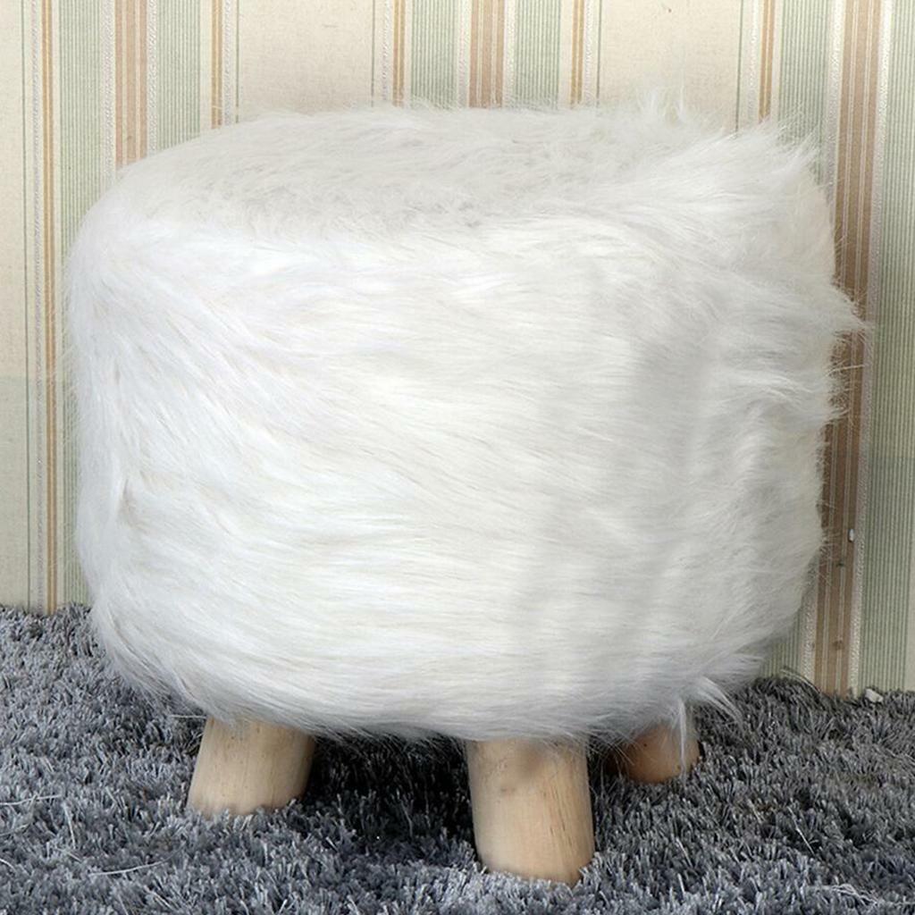 Decorative Round Stool  Little Footstool  Slip 30cm