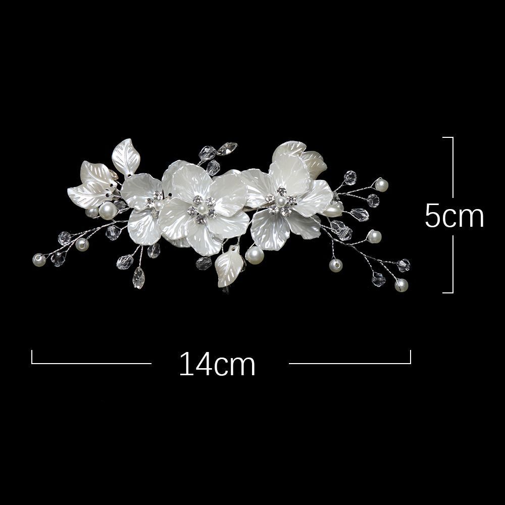 Floral Style Barrette Bridal Clips Flower Hair Pin Bridesmaid Tiara Hair Combs