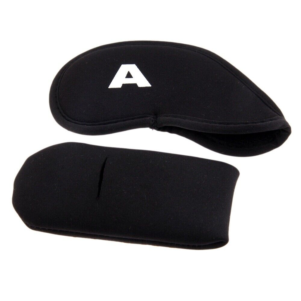 PRO Black Golf Head Covers Golf Iron Protector Case Cover With Numbers 11pcs/Set