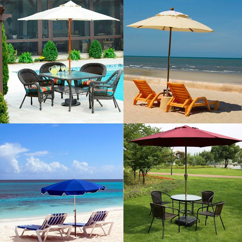 Summer Market Beach Garden Umbrella Base Patio Sunshade Stand Heavy Duty Holder