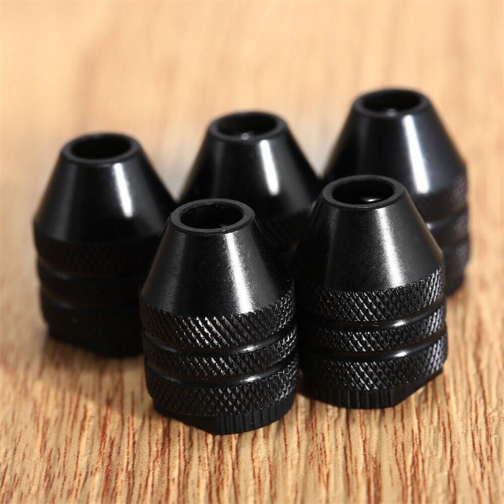 M8 0.3-3.2mm Quick Change Multi Chuck Keyless Grinder Rotary Tool Bit Short Tail
