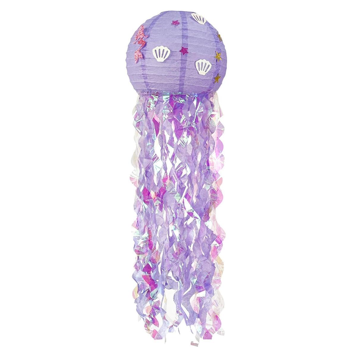 2x Mermaid Party Jellyfish Lamp Mermaid DIY Creation for Kids