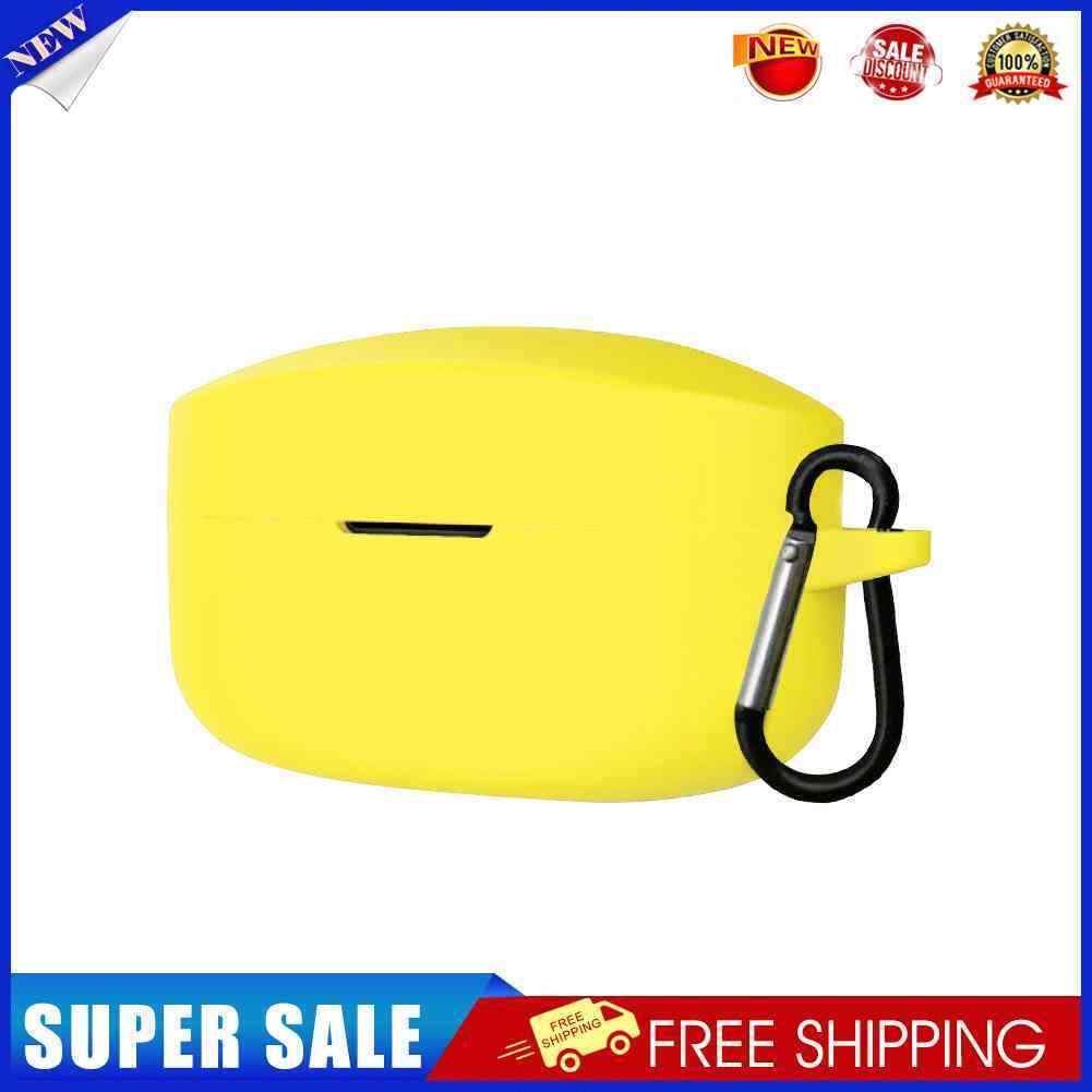 Silicone Protective Case for SONY WF-1000XM4 Earphone Cover Shell (Yellow)