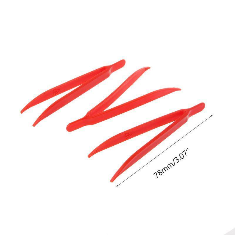 10pcs Plastic Anti-static Tweezer Heat Resistant Maintenance Repair Tool