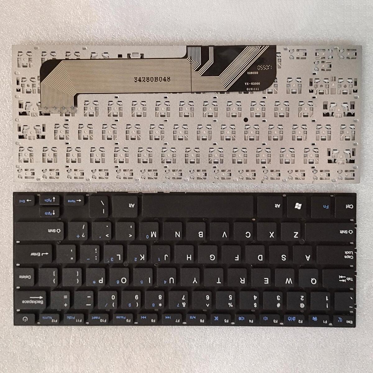 Laptop US English Keyboard Replaces Professional Easy Install Durable High