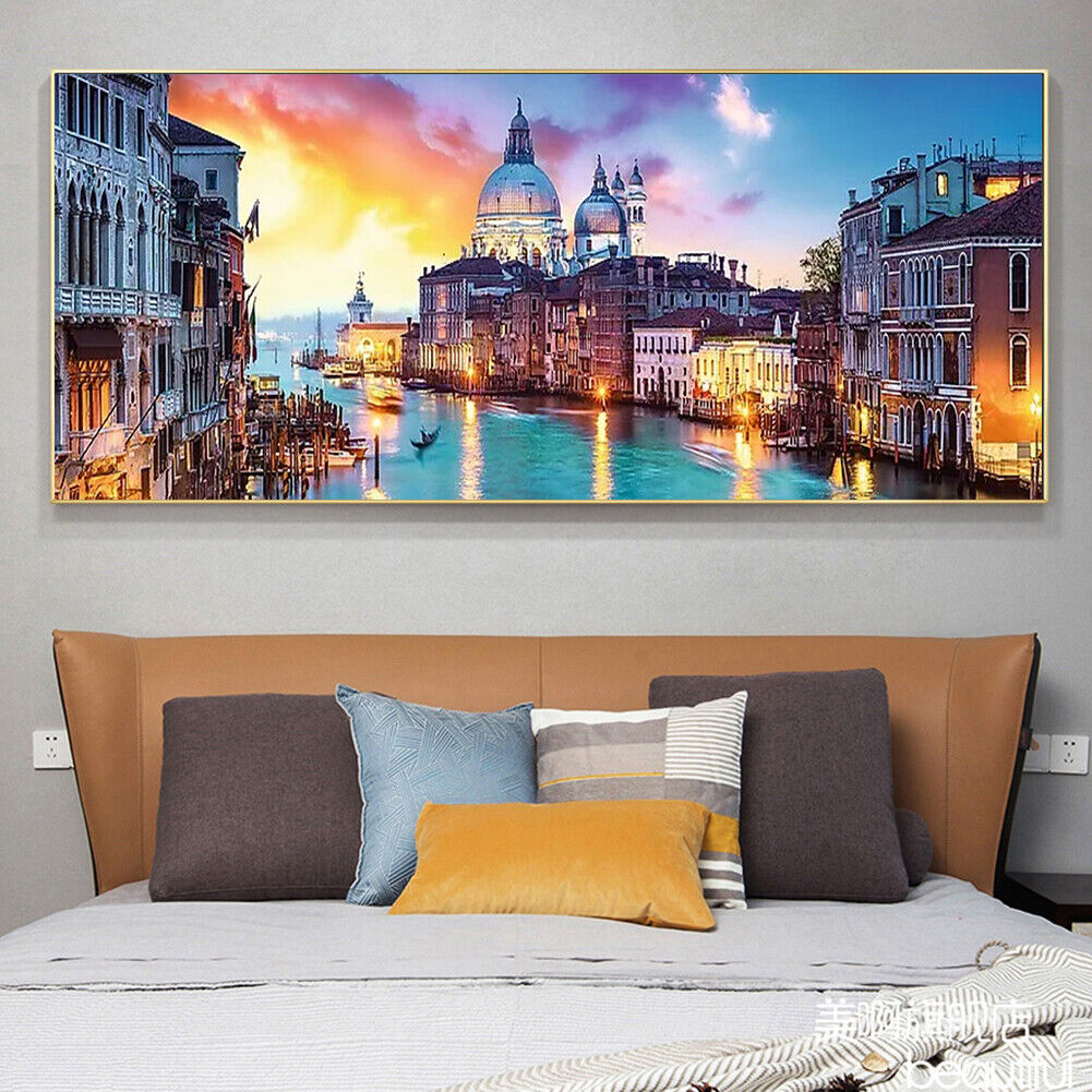 Evening in Venice 5D DIY Full Round Diamond Painting Landscape Decor Craft