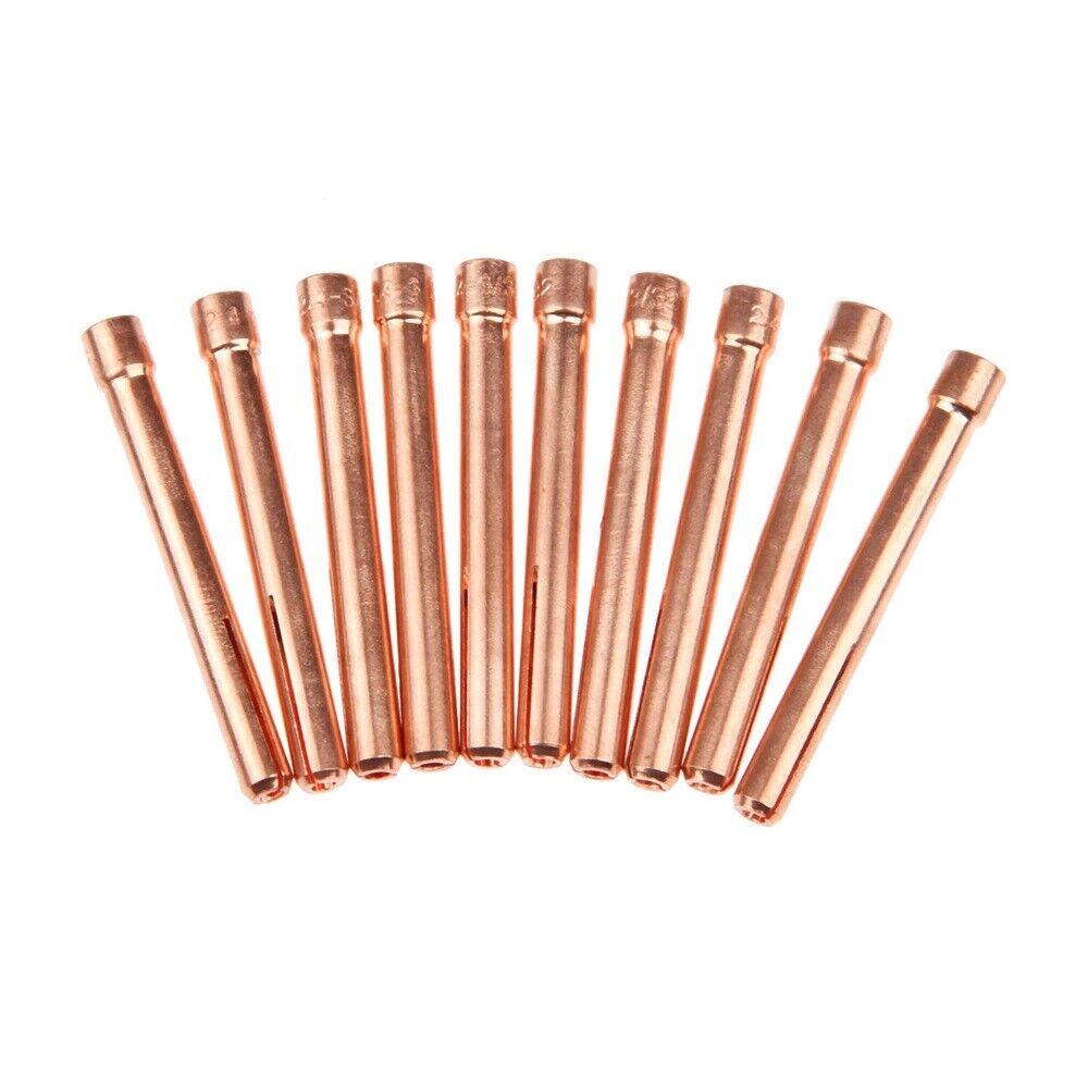 TIG 10N24 Collet Body 3/32" for SR WP-17 18 26 Welding Torch Consumables 10pcs