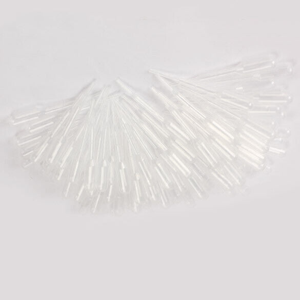 100PCS 0.2ml Graduated Pipettes Dropper Polyethylene for Experiment Medical