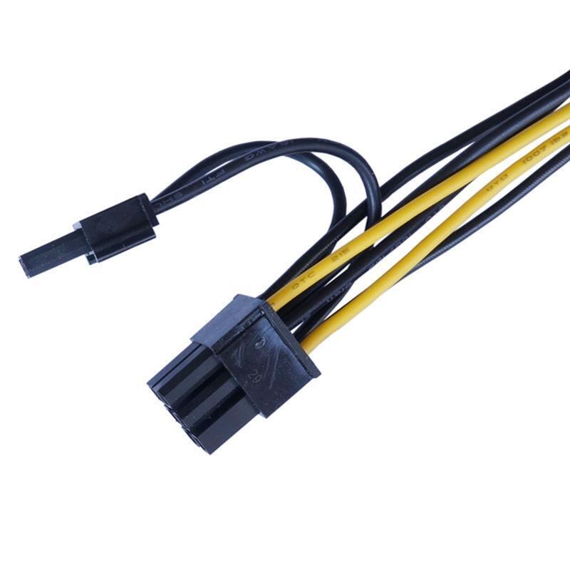 2PCS 20cm Sata to 8-pin PCIe Graphics Card Power Cable Sata 15pin to 8pin PCI-e