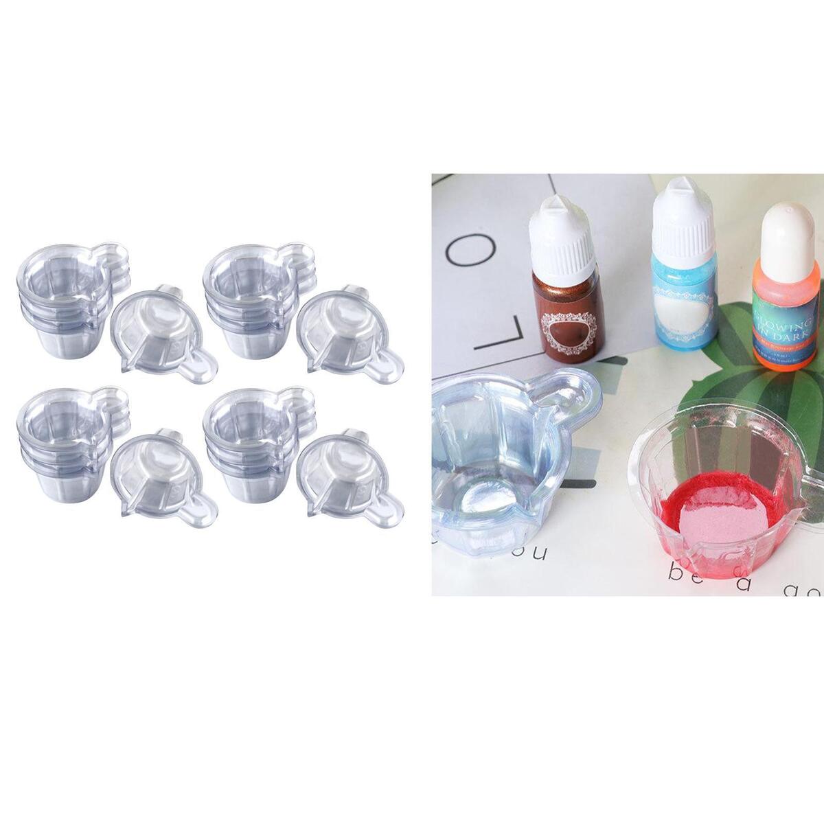 100Pcs Plastic Disposable Cups Dispenser DIY for Epoxy