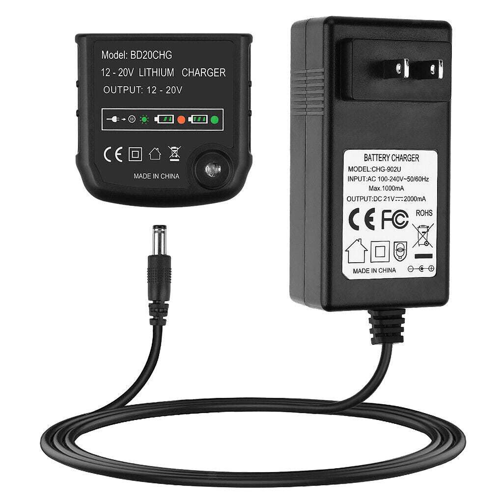 Replacement Battery Charger   and Decker 14.4V-20V  LBXR20