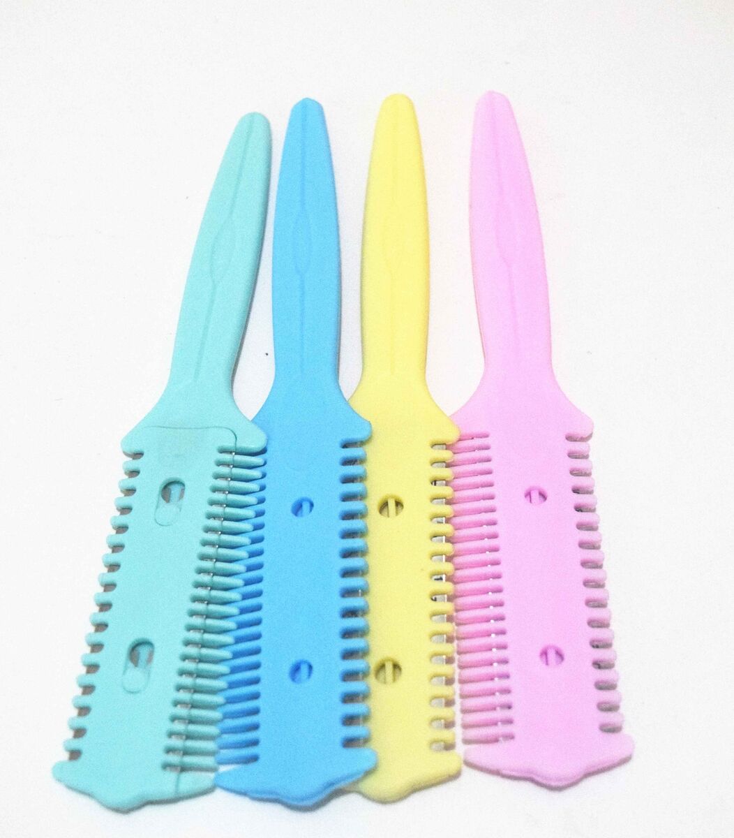 Barber Scissor Hair Cut Styling Razor Magical Blade Comb Hairdressing Tool Kit
