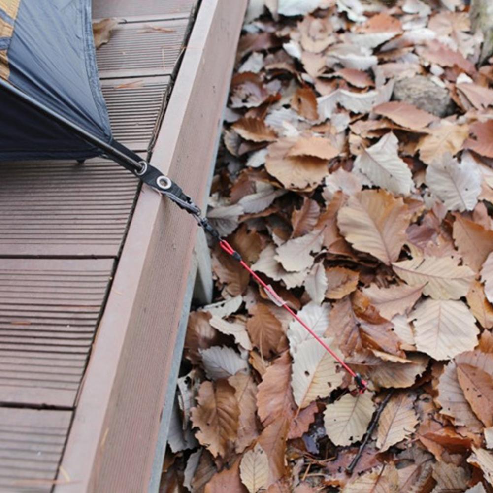 3pcs/set Outdoor Camping Tent Elastic Rope Buckle Hook Fixed Bundle Straps