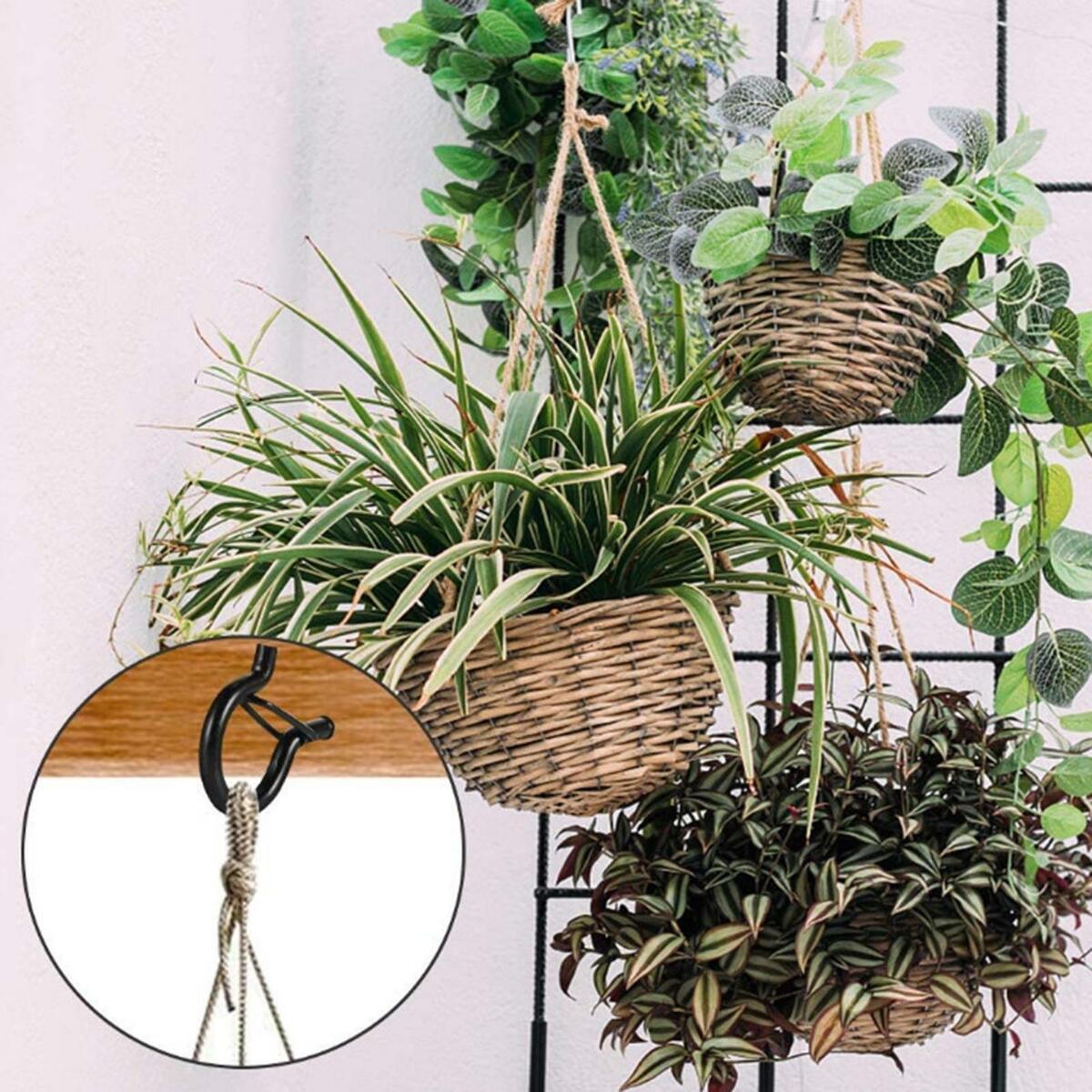 36Pcs/-Hanger Hooks Plants Outdoor Screw  to hook  Release Feeders