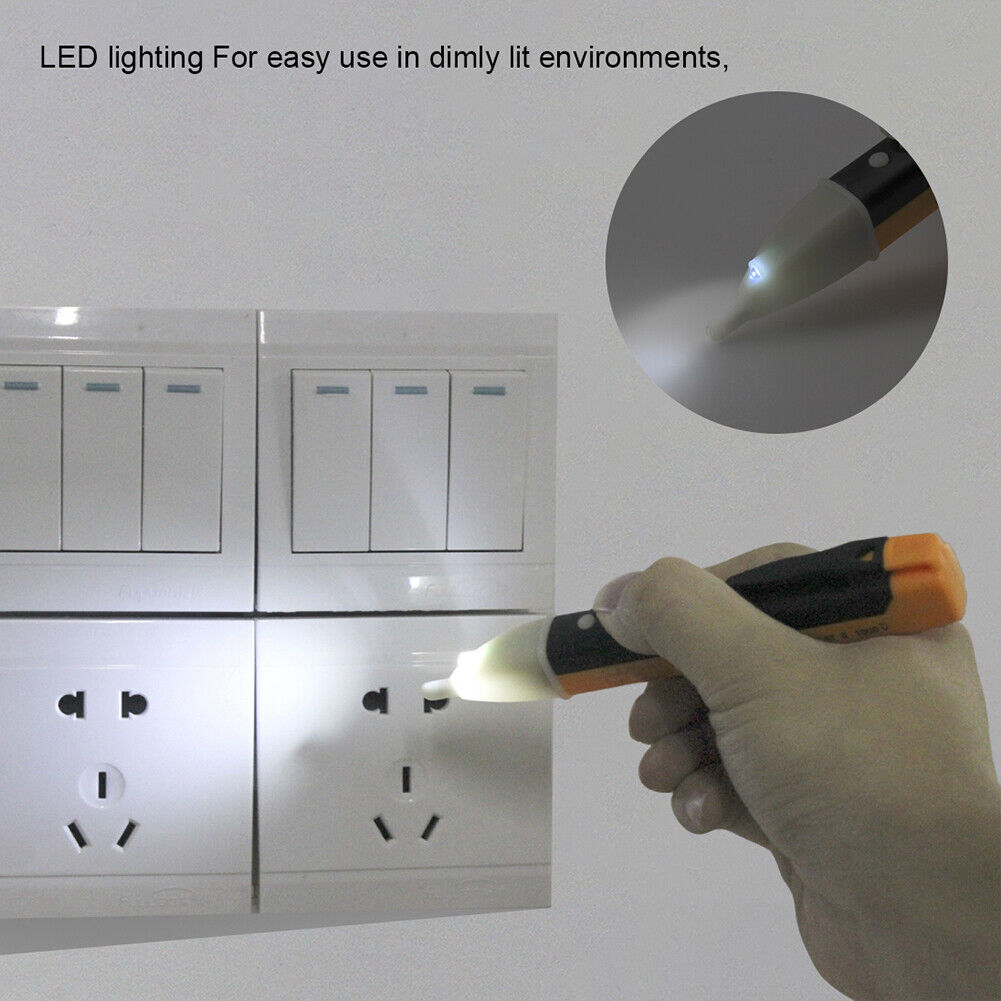 90-1000V AC Voltage Detectors Non-Contact Tester Pen Electric Test Pencil