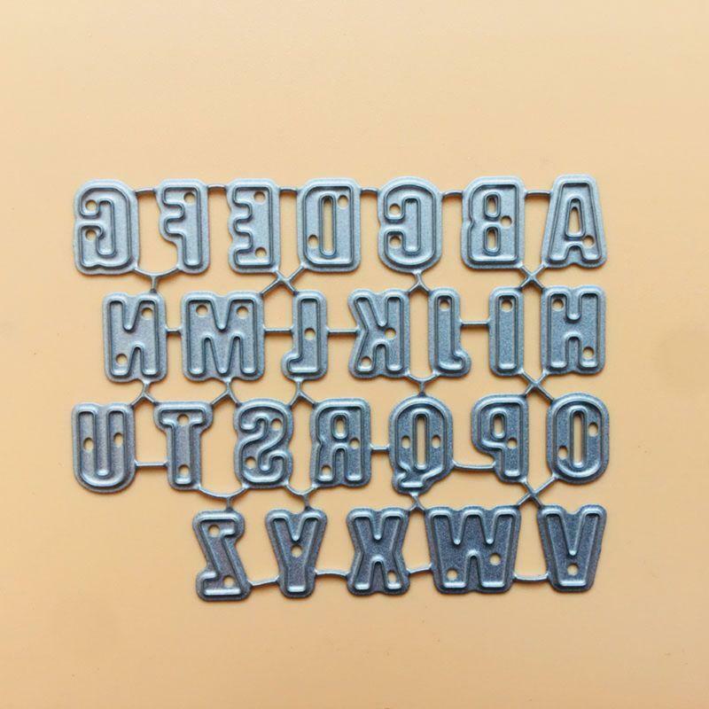 Alphabet Letter Metal Cutting Dies Stencil Scrapbooking DIY Album  Paper card