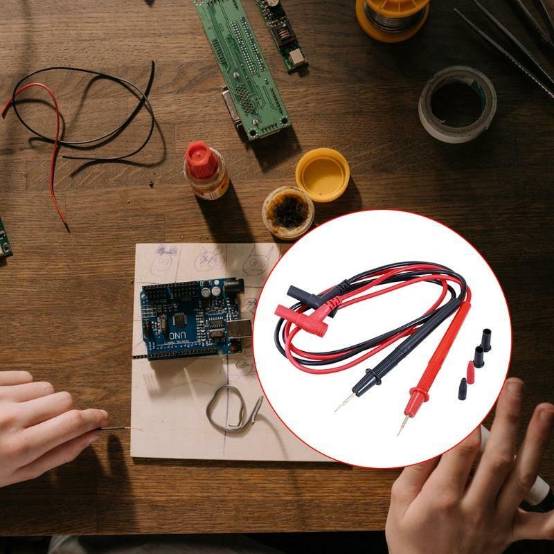 Multimeter Test Leads with Cap 1000V 20A Electronic Test Probe Accessory Test